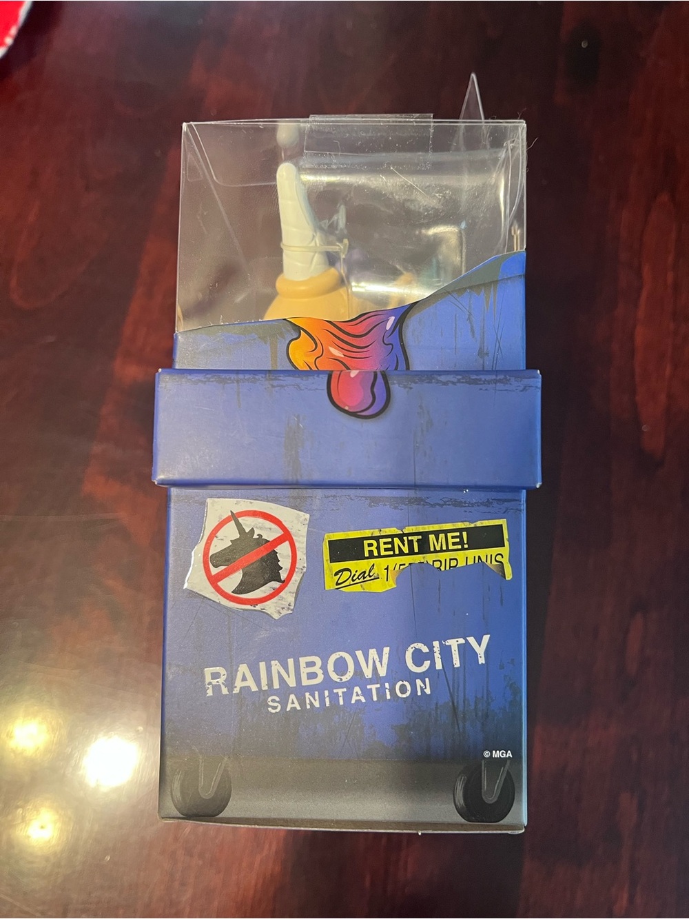 RIP Rainbows in Pieces Bobby Bruises Purple Unicorn Figure - Picture 5 of 5